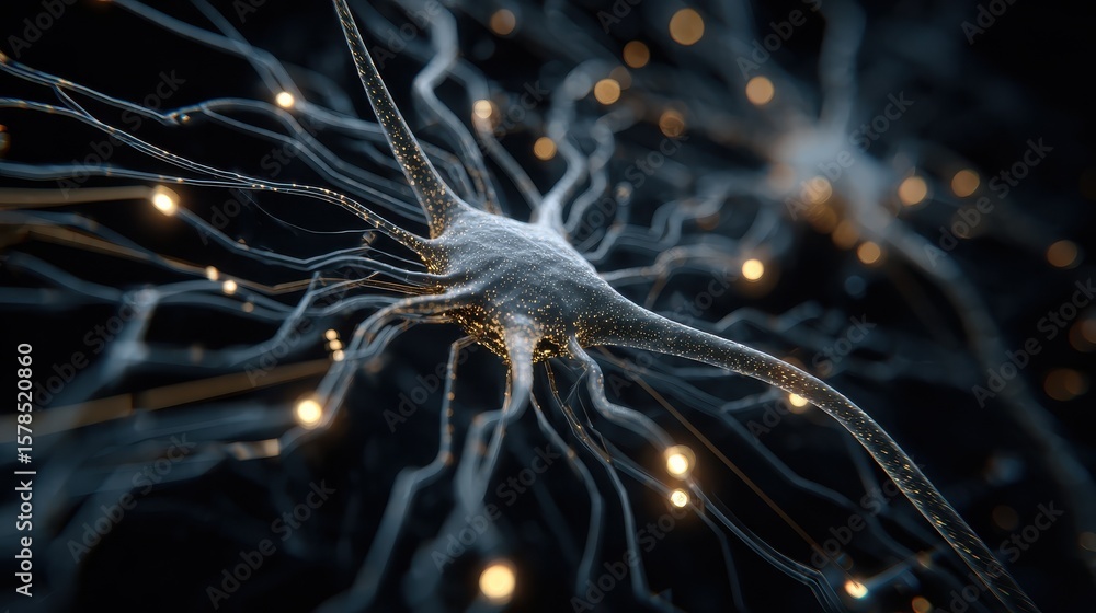 Poster neural circuit and electronic cyber brain in a quantum computing system, artificial intelligence tec