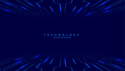 futuristic tech circuit line perspective backdrop for cyber innovation
