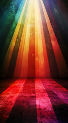 Live performance venue glowing with creative neon designs high resolution picture