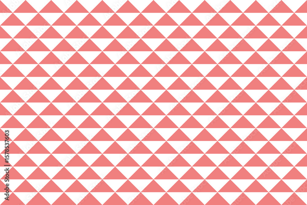 Poster lightcoral color triangle geometric pattern for background