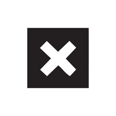 Obraz premium vector black and white cross sign on transparent background