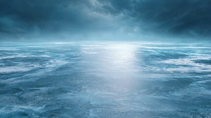 Fototapeta premium winter themed background featuring a textured frozen rink in a cool ice blue tone great for creative projects1.jpg