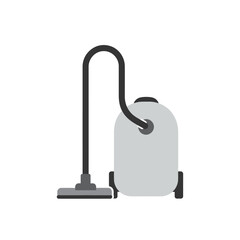 Vacuum Cleaner Illustration: Modern Upright Design for Home Cleaning and Household Appliance Concepts