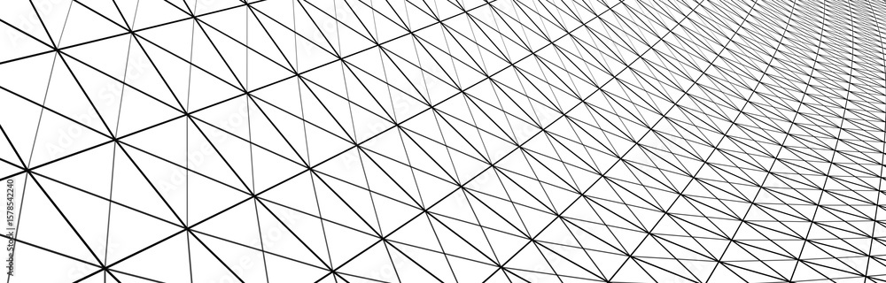 Poster technology background. honeycomb concept. big data. hexagonal space with connected dots and lines. 3