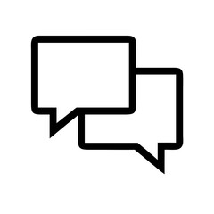 Fototapeta premium Speech bubbles overlapping symbolize communication and dialogue, conveying conversations and information exchange. Overlapping speech bubbles are ideal for conveying messages, news.