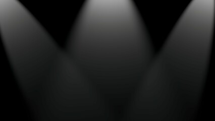 White Color Ray Light On Black Background