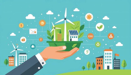 A clean investment portfolio using renewable power, low-carbon tech, social governance, conscious assets, and sustainability