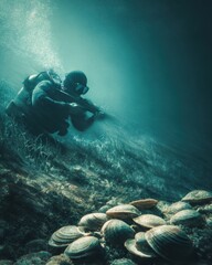 underwater raid uncovering poached mollusks