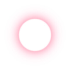 Pink Glowing Ring Effect with Gradient and Transparent Background
