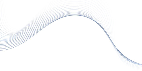 Fluid blue lines form an elegant, minimalist wave pattern with a subtle gradient on a white background, suggesting calm movement and modern sophistication.
