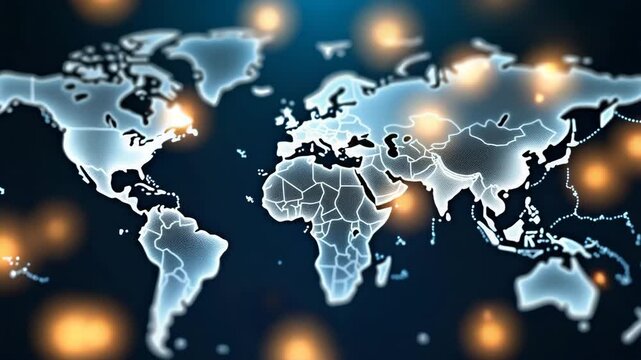 High Definition Visual: The Transformative Impact of Global Trade Agreements on Regulatory Harmonization, Export-Import Flows, and Economic Growth - Stock Photo Concept with Empty Space