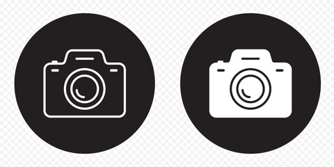  camera different style icon set . Photography symbol. Photographing sign. Isolated vector illustration on white background. eps 10
