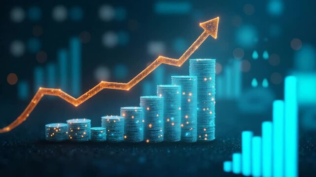 Evaluating economic implications of climate change through data driven models and environmental fiscal analysis to determine impacts on sustainable growth and market stability in  Photo Stock  Concept