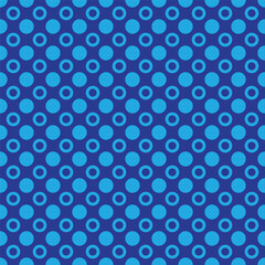 Abstract Blue Background with Circles