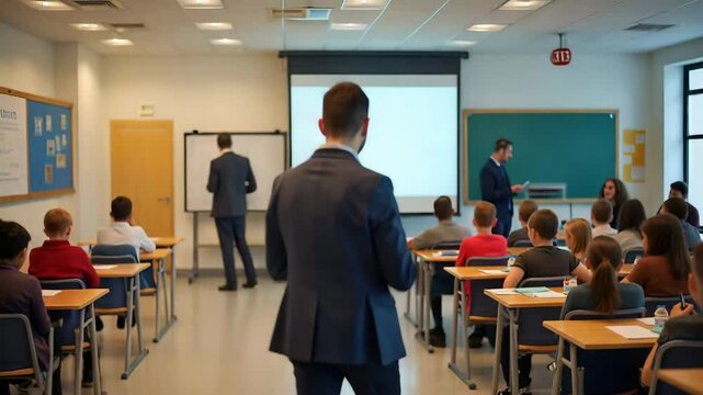 Celebrating Teacher's Day: Special School Event Highlighting Excellence, Commitment, and Participation in Institutional Spaces