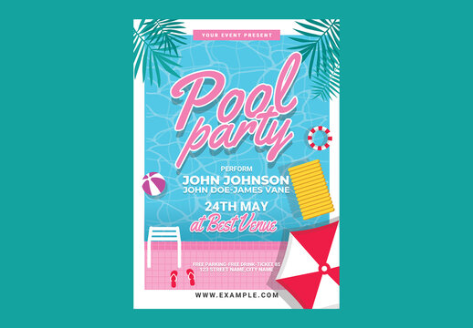 Pool Party Flyer
