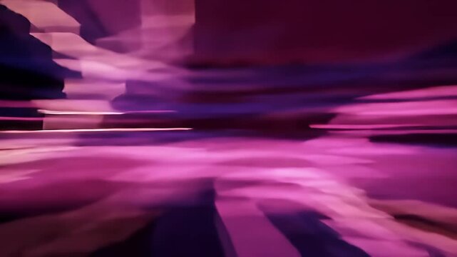 Plasma Fold Stream Abstract Quantum Flow Layers