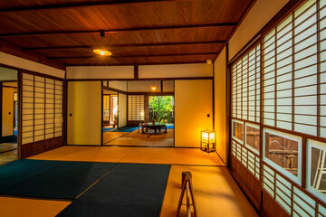 福岡県　甘木市　秋月の町並み　武家屋敷　久野邸