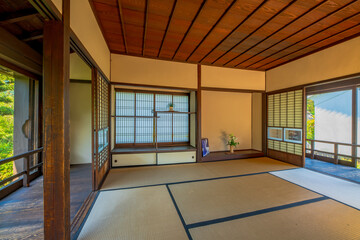 福岡県　甘木市　秋月の町並み　武家屋敷　久野邸