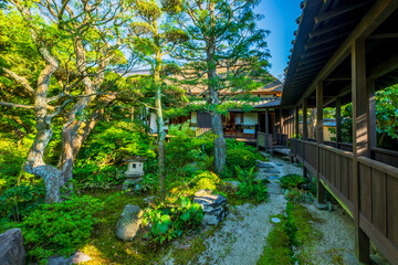 福岡県　甘木市　秋月の町並み　武家屋敷　久野邸