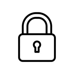 lock icon vector illustration