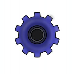gear icon on white