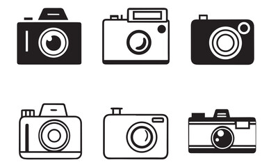 Camera and Photographer Icon Set
