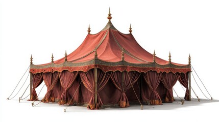 Arabian Tent isolated on white background