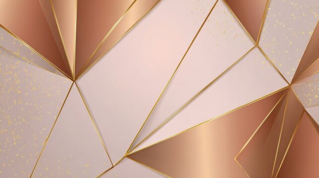 Luxury Wedding invitation Card. Design with Minimal Golden Geometric shape pattern Can be adapt to covers design, RSVP, brochure, Packaging backgrounds, poster and greeting cards. Vector illustration