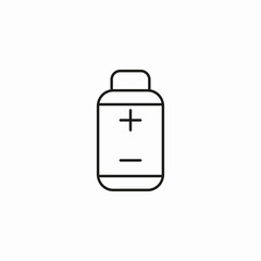 camera battery pack icon sign vector
