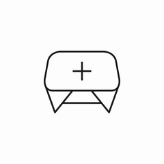 Fototapeta premium nurse cap medical icon sign vector