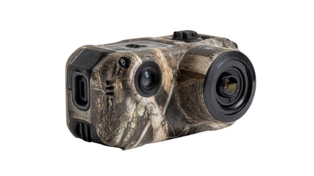 Trail camera small size background isolated on a Transparent background, PNG file.