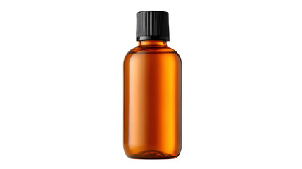 Travel-sized shampoo bottle background isolated on a Transparent background, PNG file.