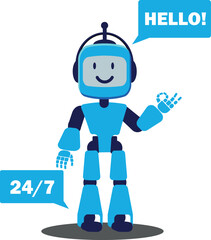 24/7 Customer Service Robot Assistant

