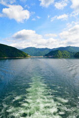 Obraz premium 夏の奥只見湖（新潟県）