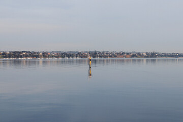 landscape of the sea and waterfront city of Geelong