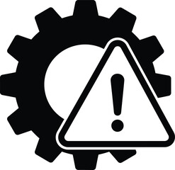Attention Gears Safeguarding Mechanisms with Cautionary Gear with a strong visual caution on the complexity of machine work and the important of warnings 