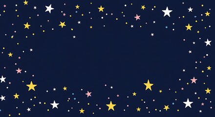 Fototapeta premium Celestial Hand-Drawn Dreamscape