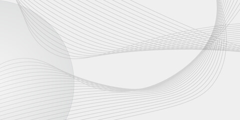 Naklejka premium abstract white background with gradient color and artistic dynamic line decoration,simple mode type1