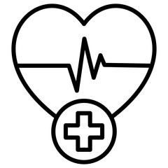 Cardiology Outline Icon