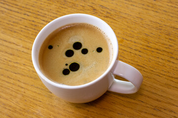 Morning Coffee Infused with Olive Oil for a Healthy, Energizing Start.