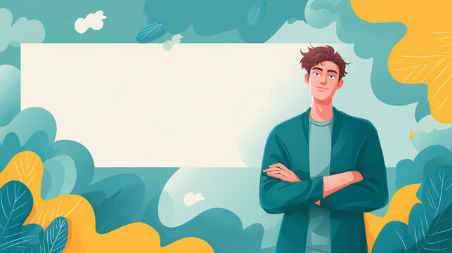 LinkedIn header template for personal brand