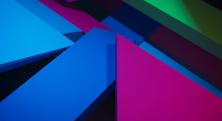 Neon Geometry: A 3D Abstract