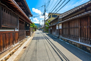 奈良県　ならまち　町並み　
