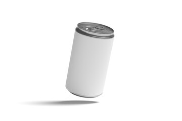 soda can mockup with white background