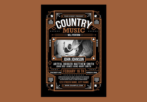 Country Music Flyer