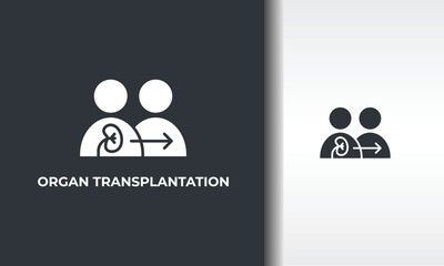 Organ Transplantation Vector, Icon Or Logo Sign Isolated Symbol Illustration