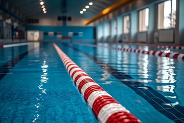 Obraz premium swimming pool in the hotel