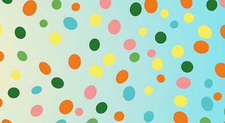 Floating Hues: A Digital Dot Delight