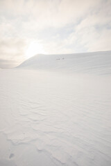 Winter landscape in Pallas Yllastunturi National Park, Lapland, Finland